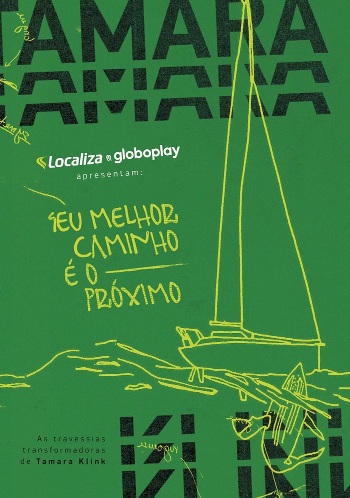 Tamara Klink campaign poster, green